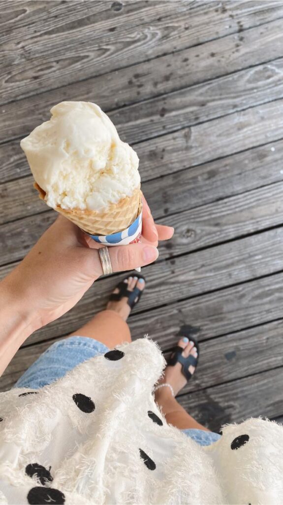 vanilla ice cream